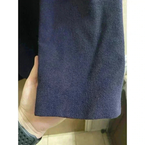 Sag Harbor Size 10 Navy Wool Blazer Single Breasted Metal Crest Button Classic - Picture 7 of 12